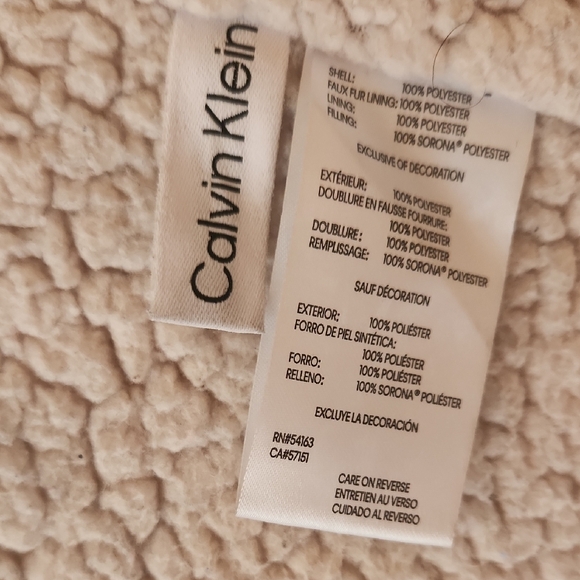 Calvin Klein Infinite stretch water resistant jacket With hood Black Small - Picture 3 of 17